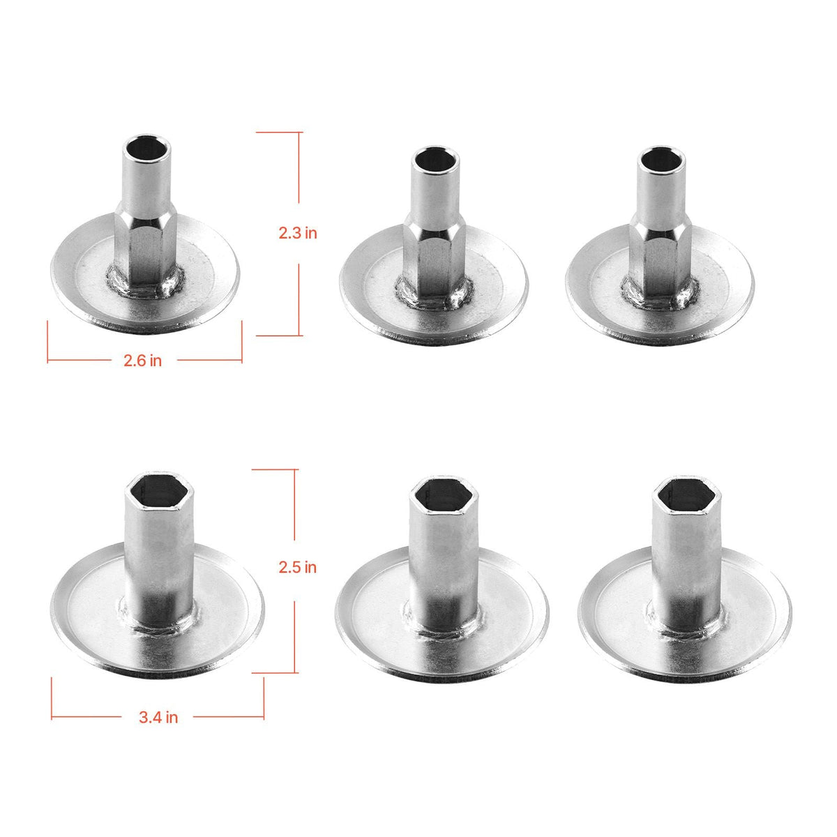Body Mount Bushing Kit, Compatible with 2008-2016 F250 F350 Super Duty, 60 PCS Polyurethane Body Mount Kit, Quick Replacement, Durable Components for Improving Bumpy Driving Performance, Red