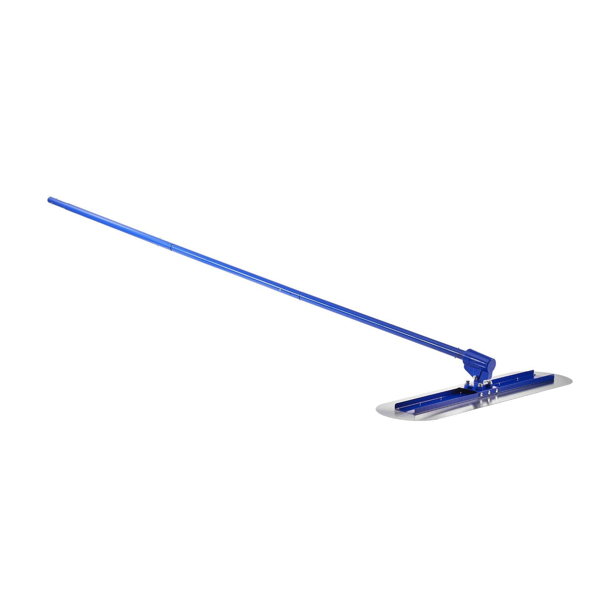 Bull Float Magnesium Concrete Float, 47.24 x 7.28 Inch Round End Concrete Float Tool with 4 Aluminum Alloy Replaceable Handles, Cement Finishing Float for Various Industrial Applications