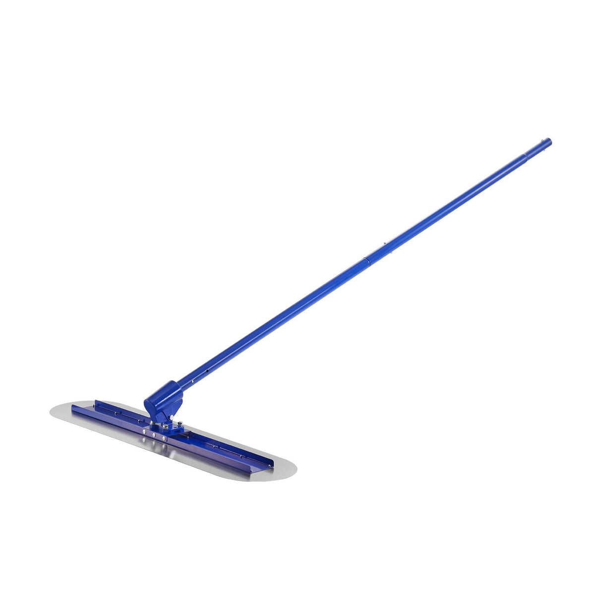 Bull Float Magnesium Concrete Float, 47.24 x 7.28 Inch Round End Concrete Float Tool with 4 Aluminum Alloy Replaceable Handles, Cement Finishing Float for Various Industrial Applications