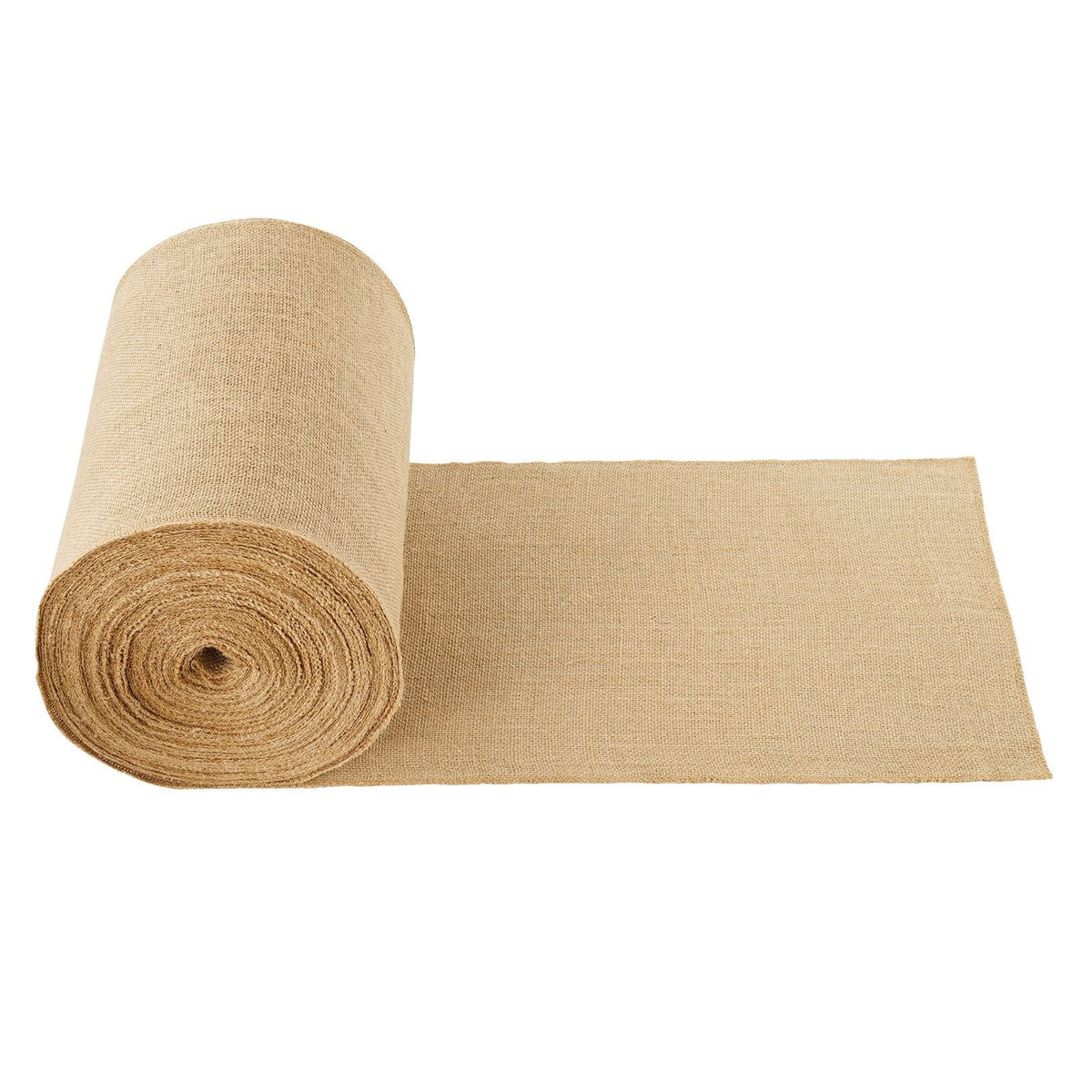 Burlap Fabric Roll, 14' x 150 ft & 50 x 50 High Density Wide Natural Burlap Fabric Rolls, Jute Fabric Burlap Tree Wrap Roll, for Decor, Crafts, Wedding, Gardening, Plant & Tree Winter Covering