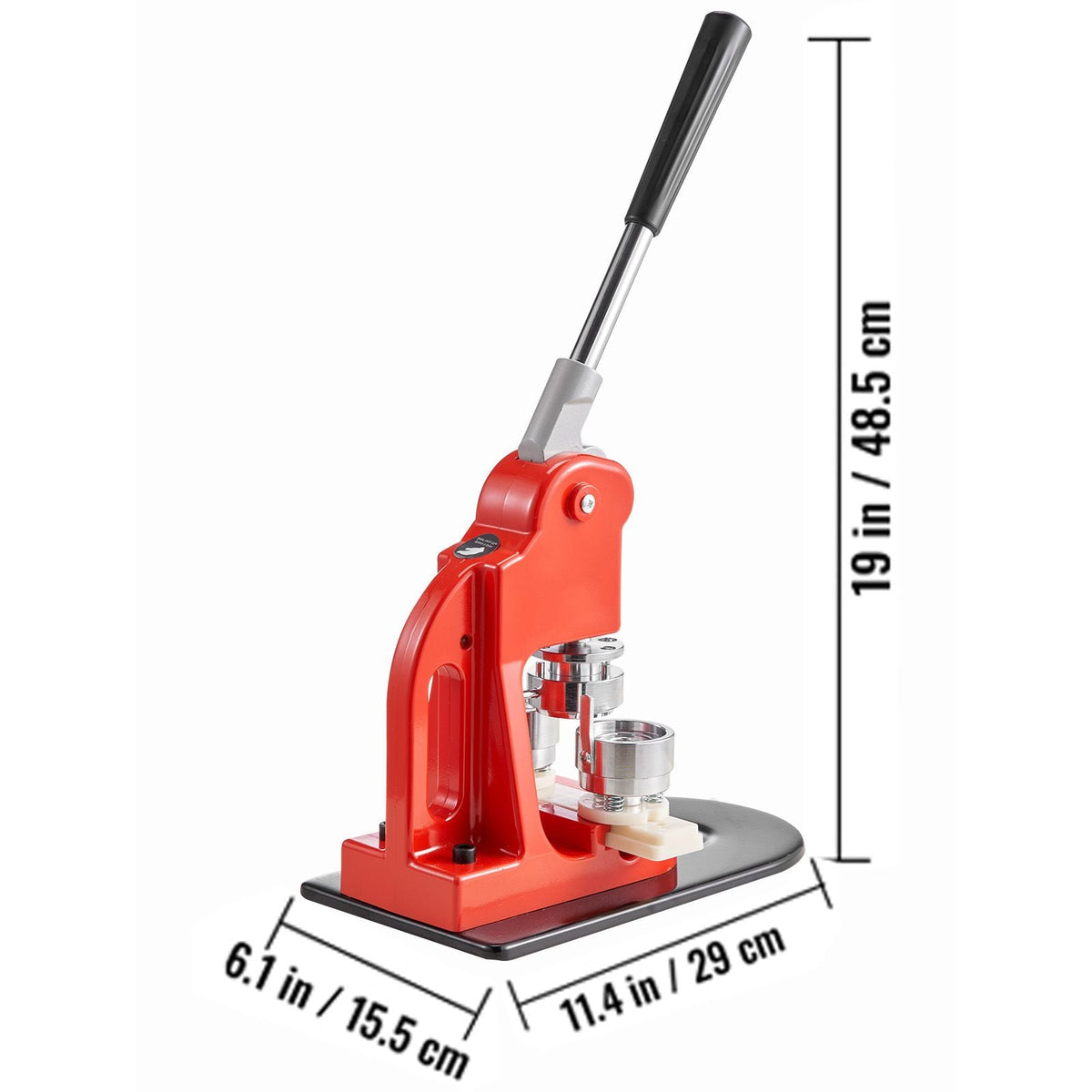 Button Maker Machine, 58 mm (2.25 inch) Badge Punch Press Kit, Children DIY Gifts Pin Maker, Button Making Supplies with 500pcs Button Parts & Circle Cutter & Magic Book