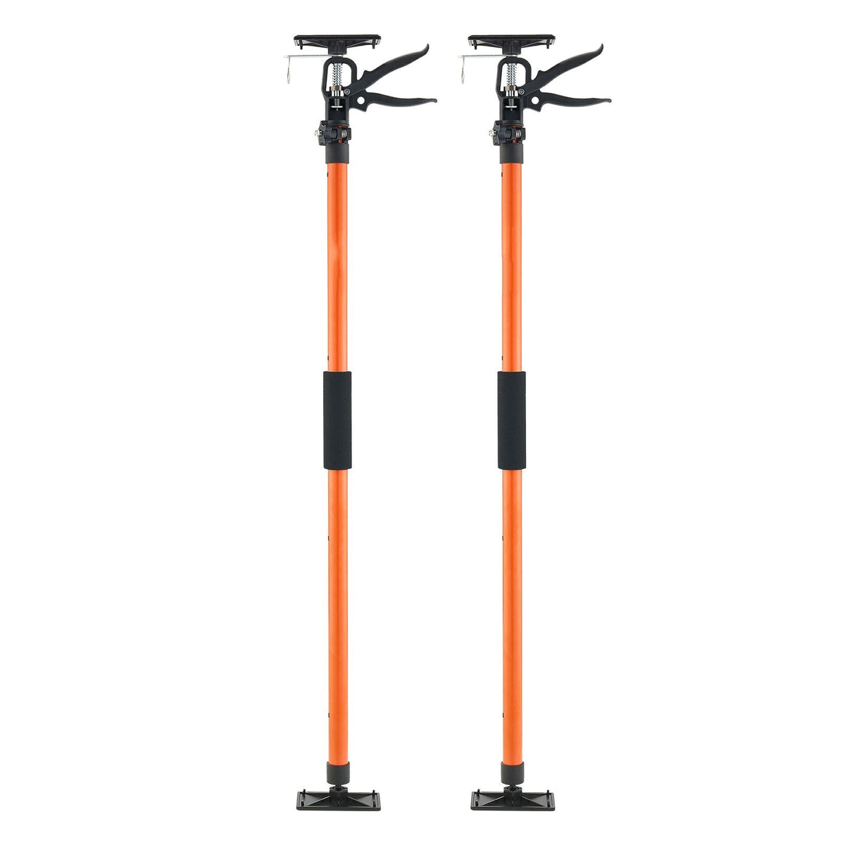 Cabinet Jack Support Pole, 2-Pack, 45.7-114.2 Inch Steel Telescopic Quick Support Rod, Adjustable 3rd Hand System up to 154 lbs Capacity for Installing Cabinets, Lifting Drywall, Cargo Bars