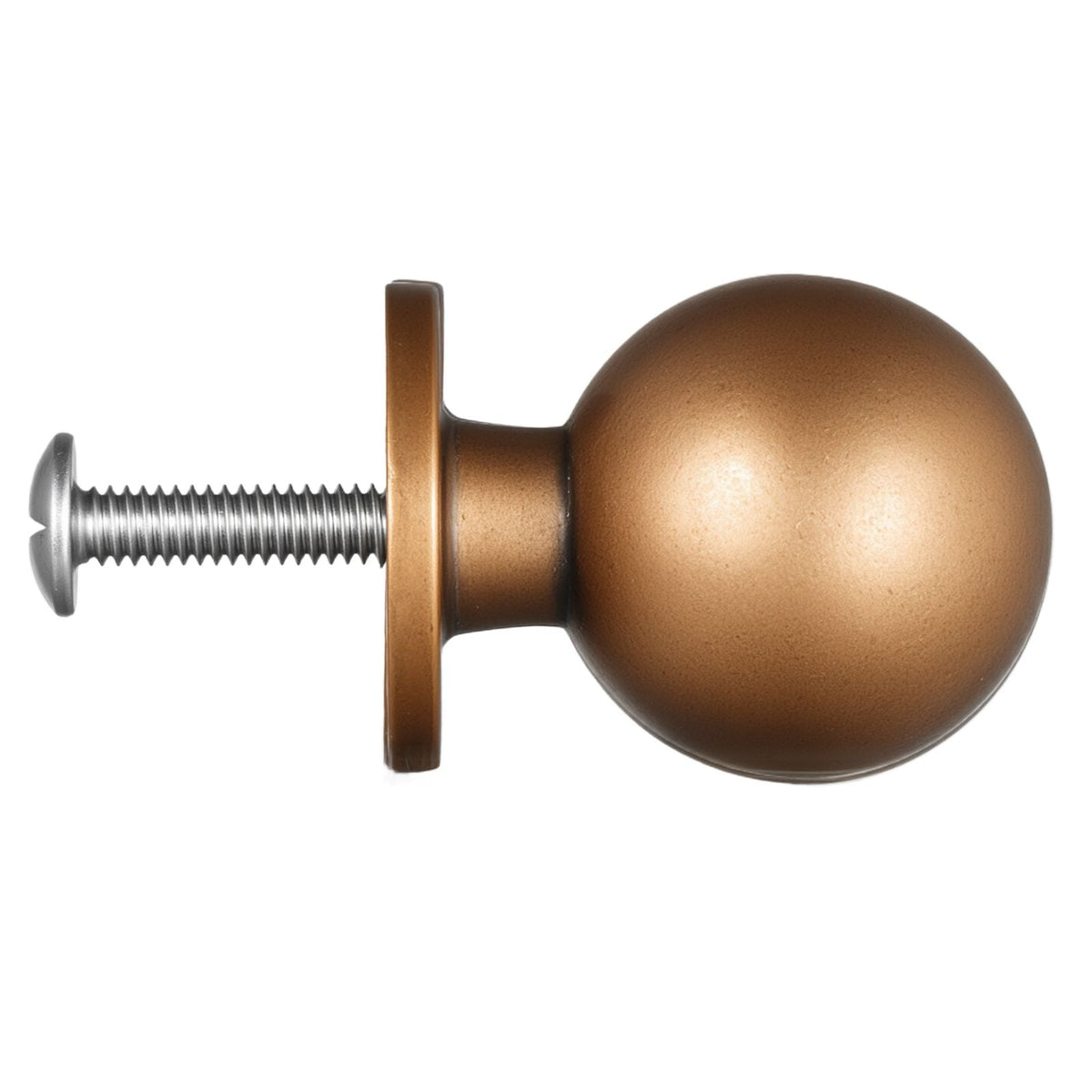 Cabinet Knobs, 12 Pack, 0.98 Inch Zinc Alloy Drawer Pulls Door Handles, Round Kitchen Dresser Solid Knobs Cupboard Hardware with Screws for Bathroom Closet Cabinets Drawers, Antique Brass Color