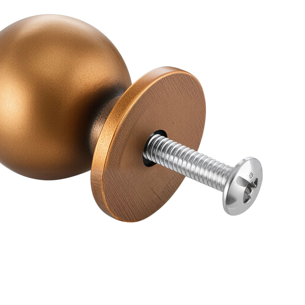 Cabinet Knobs, 12 Pack, 0.98 Inch Zinc Alloy Drawer Pulls Door Handles, Round Kitchen Dresser Solid Knobs Cupboard Hardware with Screws for Bathroom Closet Cabinets Drawers, Antique Brass Color