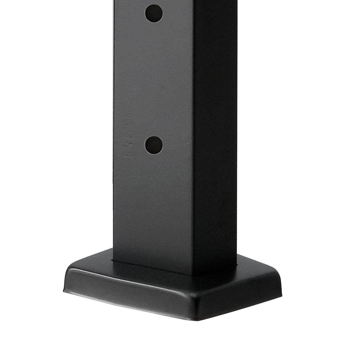 Cable Railing Post, 36x1x2 Inch Level Deck Stair Posts, 1-Pack Stainless Steel Cable Handrail Post, Pre-Drilled Pickets with Mounting Bracket Stair Railing Kit, Black, 1JZLGZXHS914LZA6X001V0