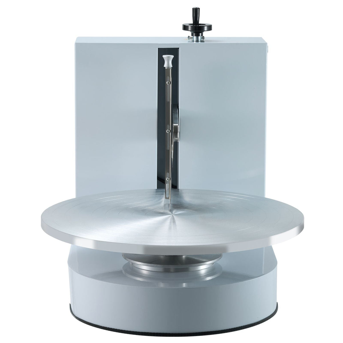 Cake Decorating Machine, Cake Cream Spreading Coating Smearing Machine, Low Noise Cake Frosting Machine, Turntable with Adjustable Scraper, for 6" to 14" Cake, 25-320RPM Rotating Speed, White