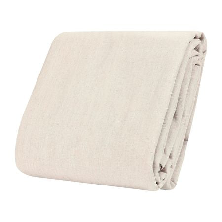 Canvas Drop Cloth, 4x12 ft Painters Drop Cloth for Painting, 8oz All Purpose Canvas Tarp for Furniture & Floor Protection, Cotton Fabric Paint Tarp for Curtains, Tablecloths, Washable & Reusable
