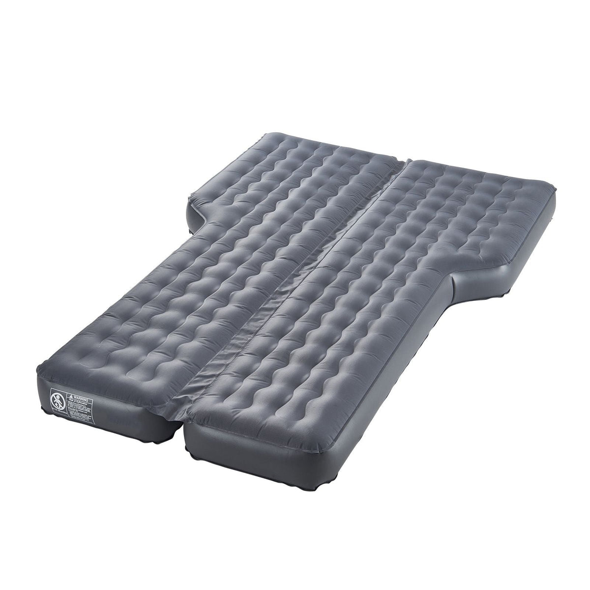 Car Air Mattress, Inflatable Car Camping Mattress, Oxford Thickened Travel Beds, Comfortable and Durable Portable Sleeping Pad with Air Pump, Nozzle, Carry Bag, Fits Most SUV MPV Sedan, Gray