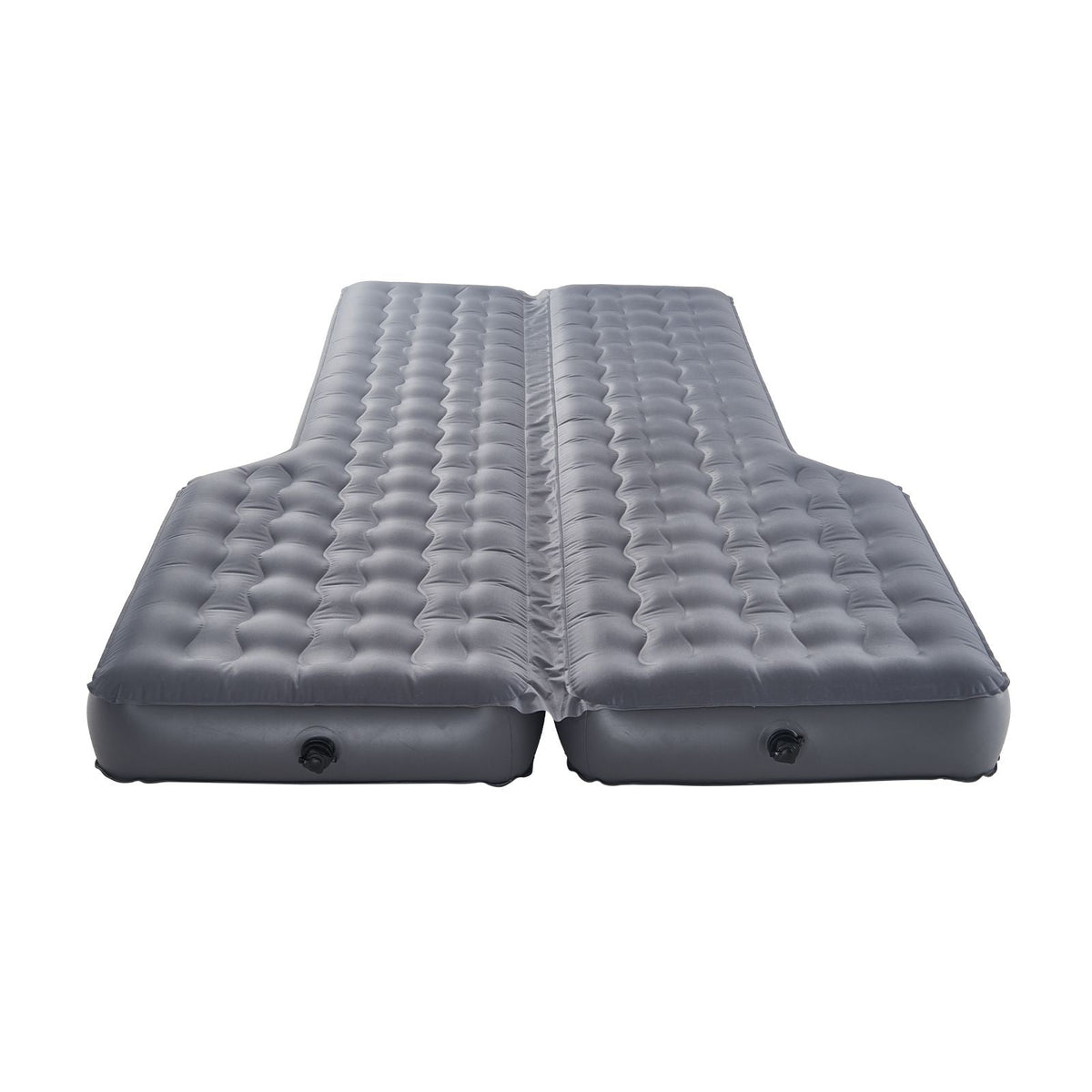 Car Air Mattress, Inflatable Car Camping Mattress, Oxford Thickened Travel Beds, Comfortable and Durable Portable Sleeping Pad with Air Pump, Nozzle, Carry Bag, Fits Most SUV MPV Sedan, Gray