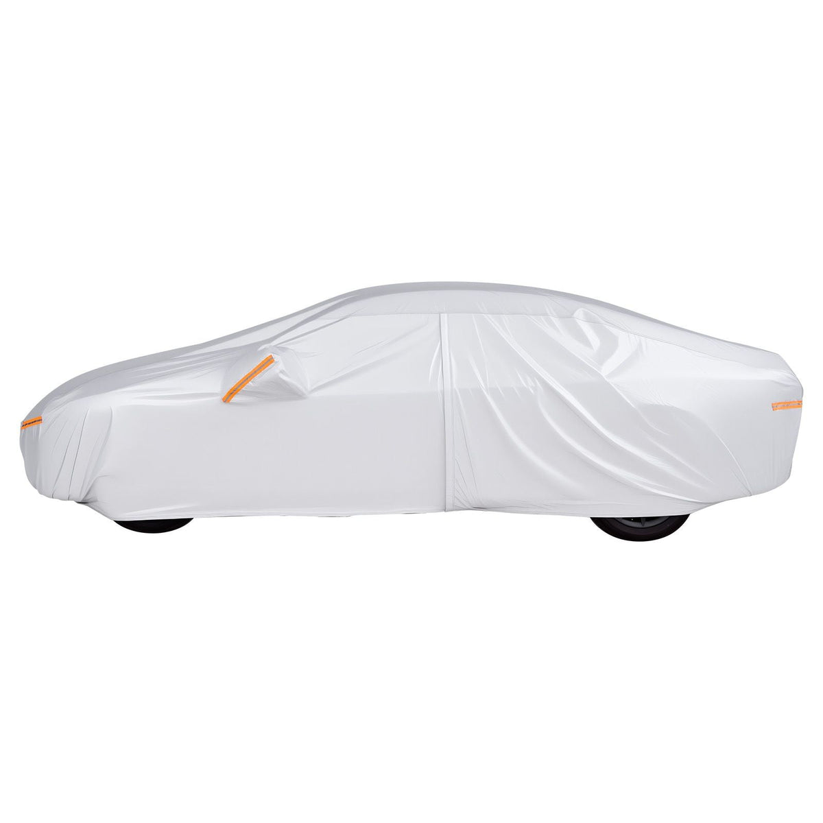 Car Cover, Car Cover Waterproof for Toyota Camry Mid Size Sedan, Custom-fit All Weather Sun Rain Wind Frost Dust Snow Protection Full Exterior Covers with Door Zipper and Cotton Lining, Silver