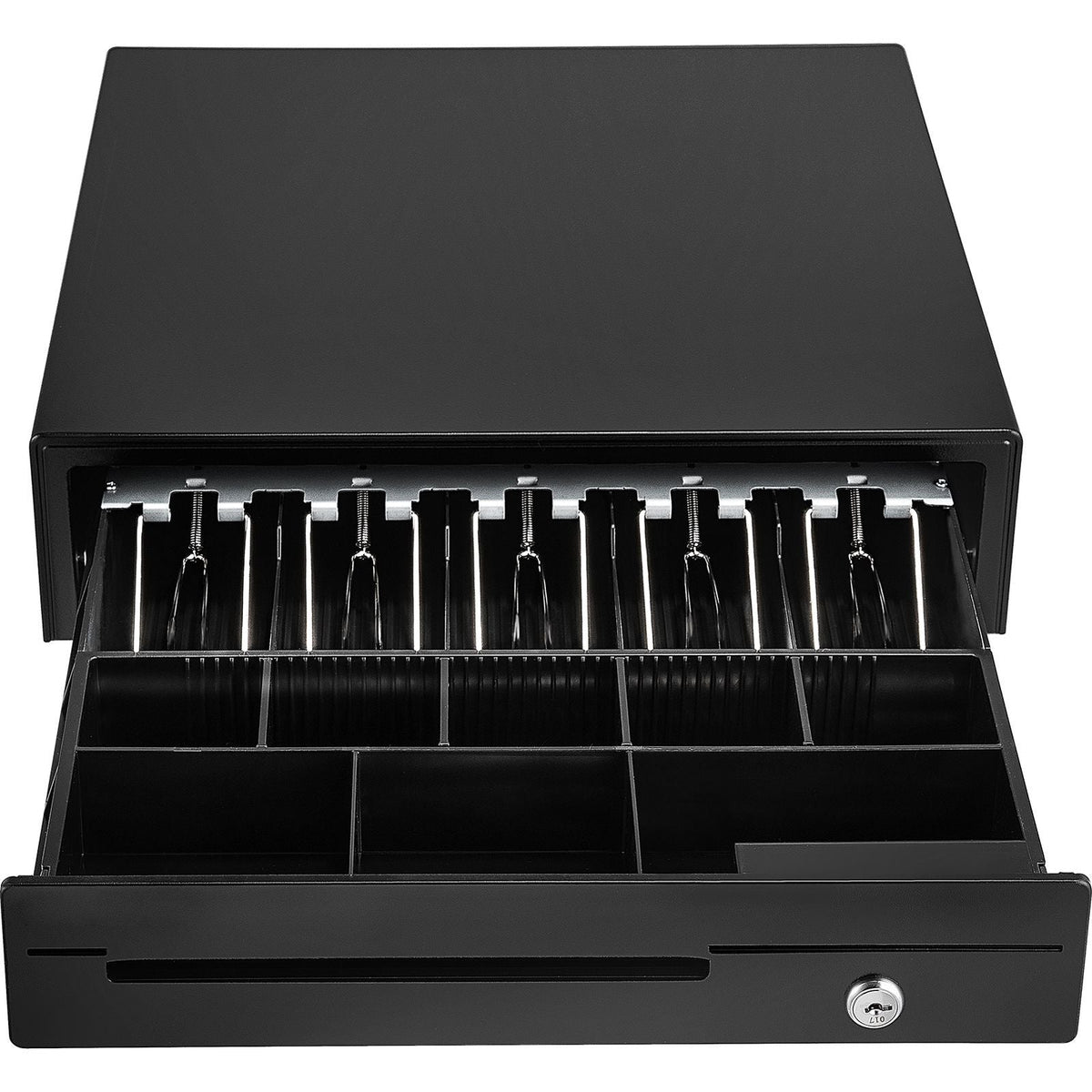 Cash Register Drawer, 16\" 12 V, for POS System with 5 Bill 8 Coin Cash Tray, Movable Coin Compartment & 2 Keys Included, RJ11/RJ12 Cable for Supermarket, Bar, Coffee Shop, Restaurant (USD Only)