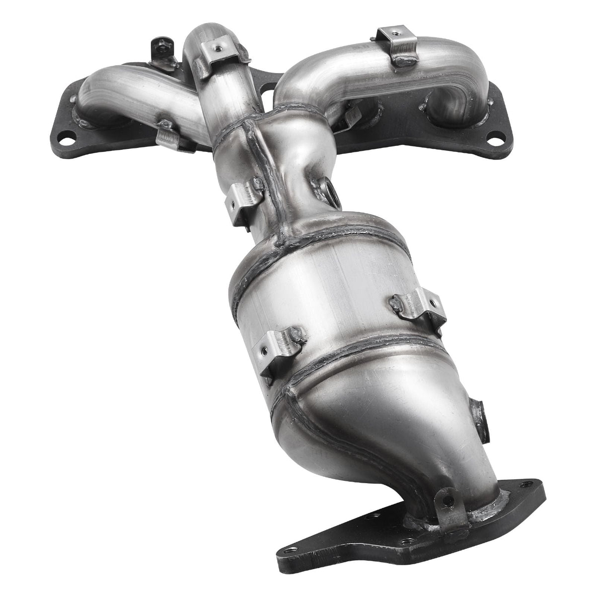 Catalytic Converter, Compatible with Nissan Altima 2007 2008 2009 2010 2011 2012 2013 2.5L L4, Front, Replacement OE 674-933, Stainless Steel High Flow Converter, for Exhaust Gas Purification