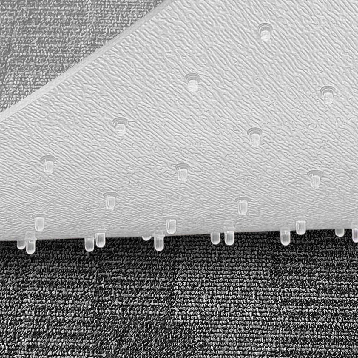 Chair Mat, 60 x 46-inch Office Chair Mat for Low Pile Carpeted Floors, Clear Floor Protector Rug with Studded, Non-Slip & Easy to Clean, Smooth Glide Under Desk Rug for Home Office (Rectangular)