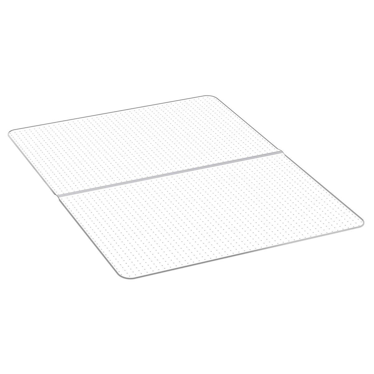 Chair Mat, 60 x 46-inch Office Chair Mat for Low Pile Carpeted Floors, Clear Floor Protector Rug with Studded, Non-Slip & Easy to Clean, Smooth Glide Under Desk Rug for Home Office (Rectangular)