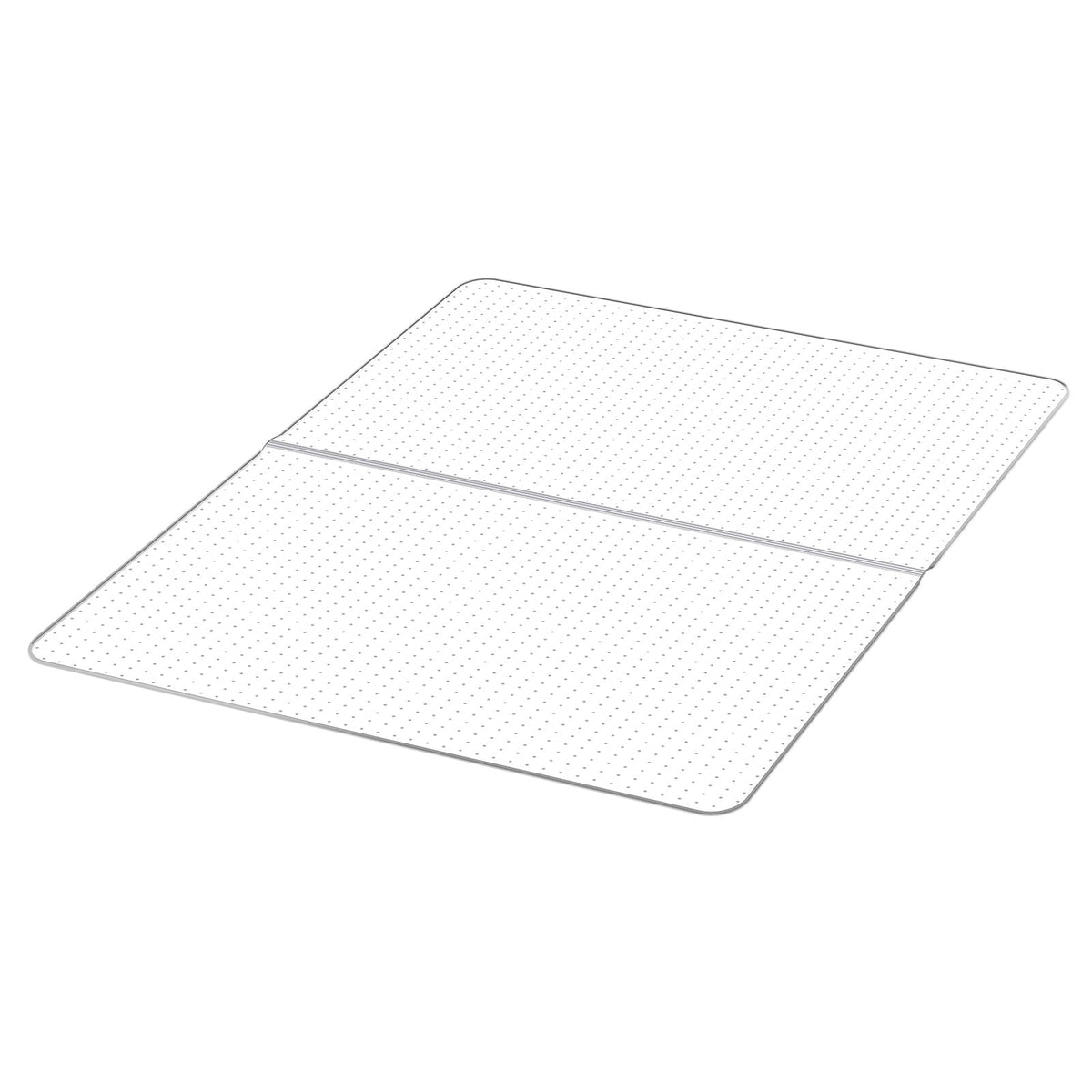 Chair Mat, 60 x 46-inch Office Chair Mat for Low Pile Carpeted Floors, Clear Floor Protector Rug with Studded, Non-Slip & Easy to Clean, Smooth Glide Under Desk Rug for Home Office (Rectangular)