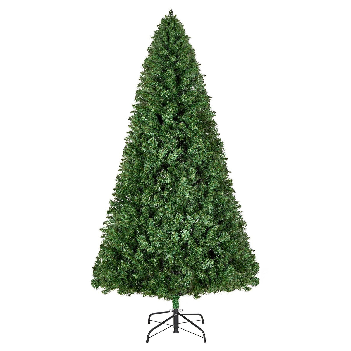 Christmas Tree, 6ft Artificial Xmas Tree, Full Holiday Decor Trees with 1250 Branch Tips & Sturdy Metal Base for Home Party Office Decoration