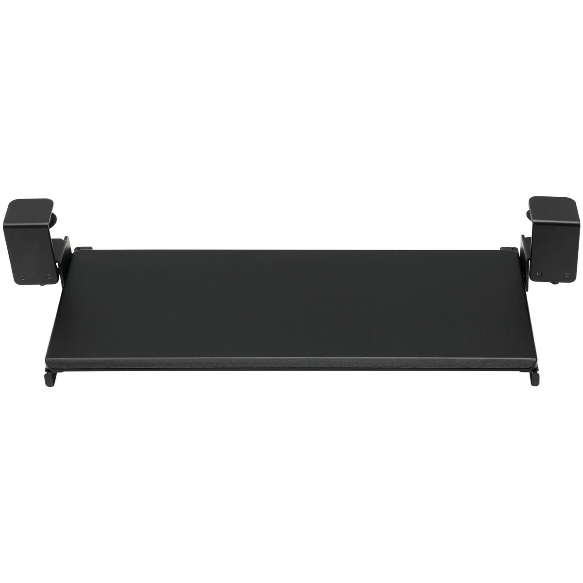 Clamp on Keyboard Tray Under Desk, Desk Keyboard Tray Slide out with Sturdy No-drill C Clamp Mount, Large 26.8 x 11 inch Slide-out Computer Drawer for Typing in Home, Office Work