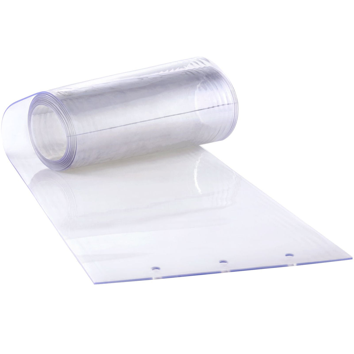 Clear PVC Strip Curtain, 84 in Height x 48 in Width x 0.08 in Thickness, 8 PCS Walk in Freezer Cooler Curtain Strips, Smooth Waterproof Plastic Door Strips for Warehouse, Freezer, Garage Doors