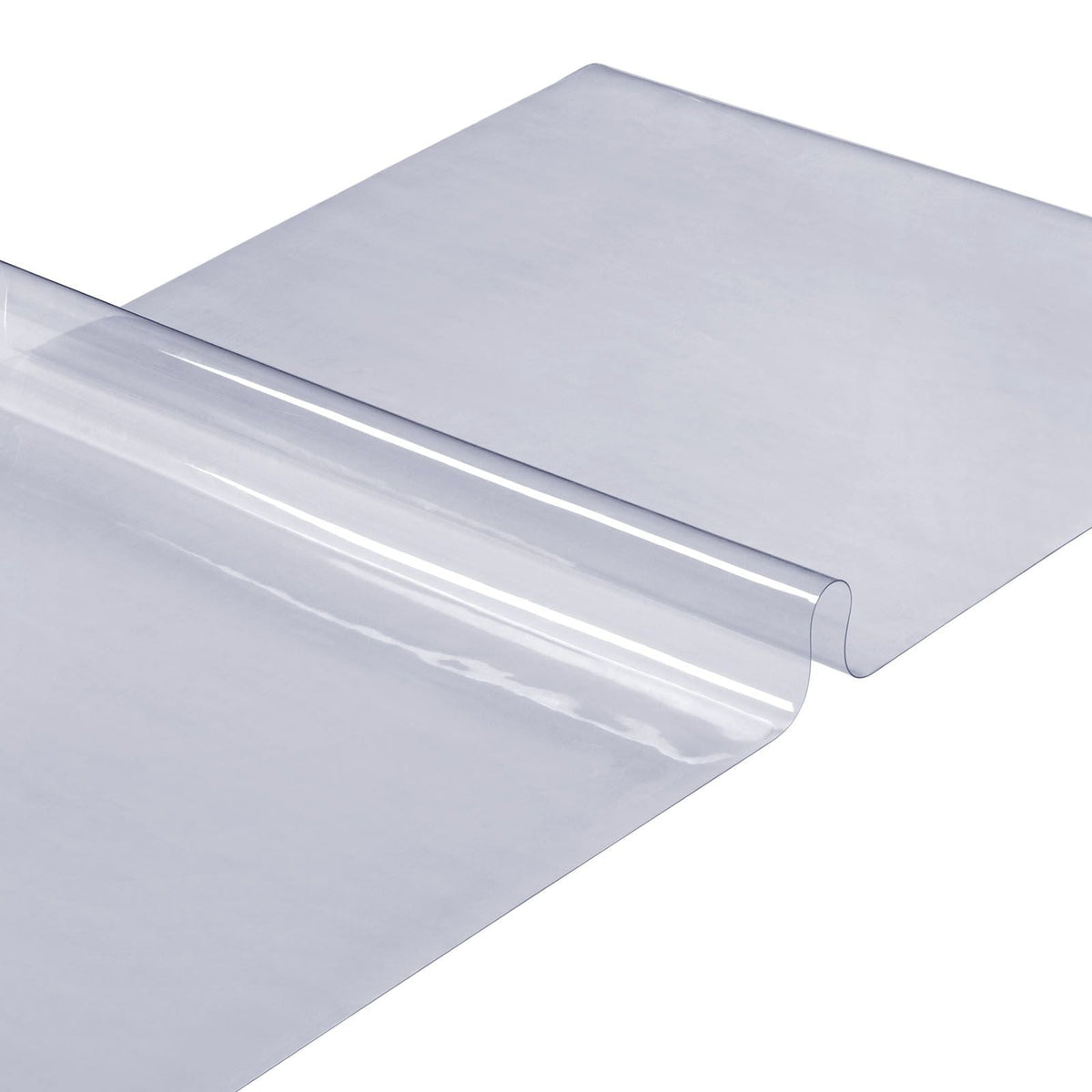 Clear Table Cover Protector, 18" x 36" Rectangle Table Cover, 1.5 mm Thick PVC Plastic Tablecloth, Waterproof Desktop Protector for Writing Desk, Coffee Table, Dining Room Table