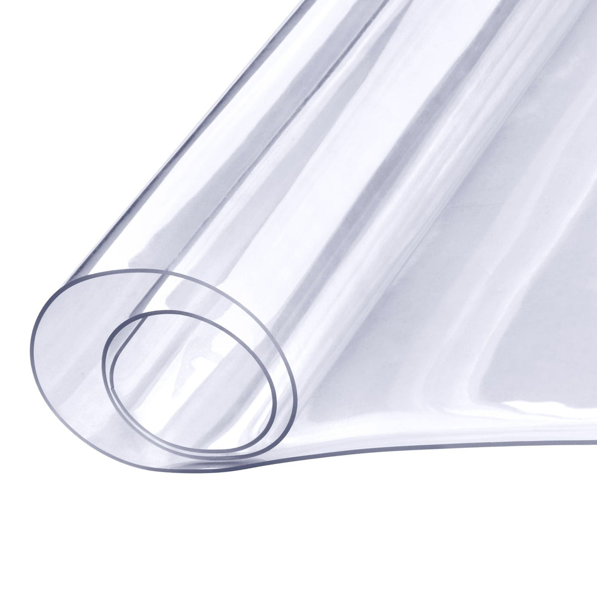 Clear Table Cover Protector, 18" x 36" Rectangle Table Cover, 1.5 mm Thick PVC Plastic Tablecloth, Waterproof Desktop Protector for Writing Desk, Coffee Table, Dining Room Table