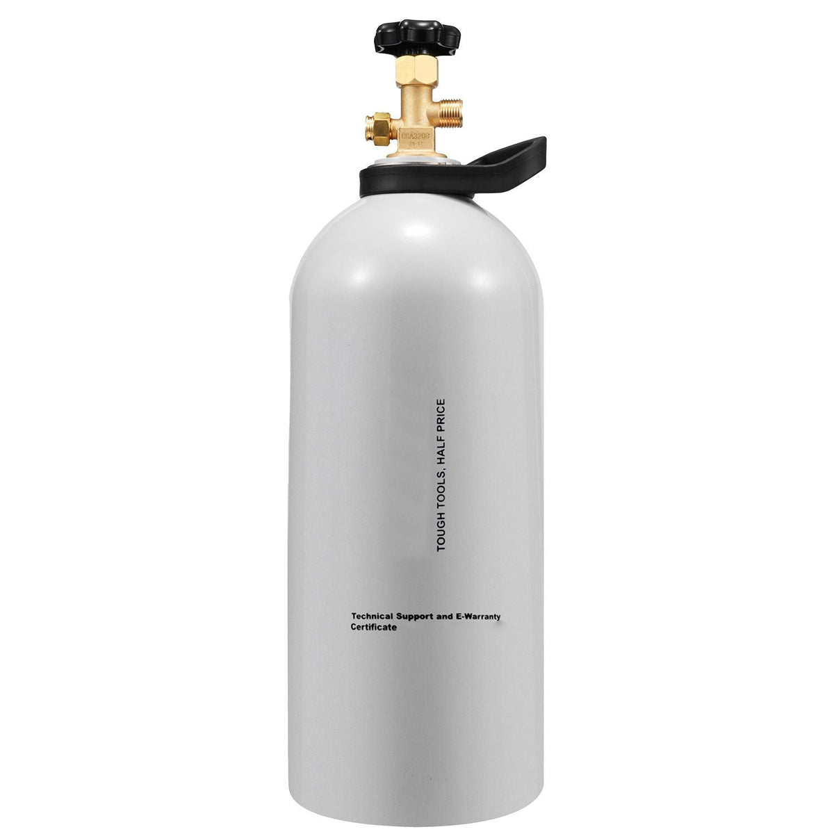 CO2 Tank, 10 lbs New Aluminum Alloy Cylinder, CO2 Air Tank with Light Spray Coating, CGA320 Valve, Handle & Adjustable Pressure, DOT Approved Cylinder for Draft Beer Dispensing and Soda Maker