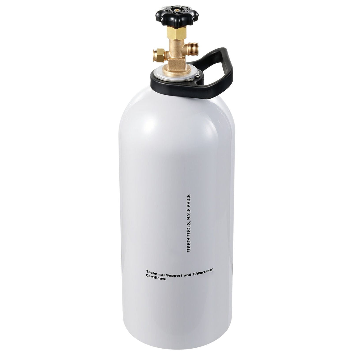 CO2 Tank, 10 lbs New Aluminum Alloy Cylinder, CO2 Air Tank with Light Spray Coating, CGA320 Valve, Handle & Adjustable Pressure, DOT Approved Cylinder for Draft Beer Dispensing and Soda Maker