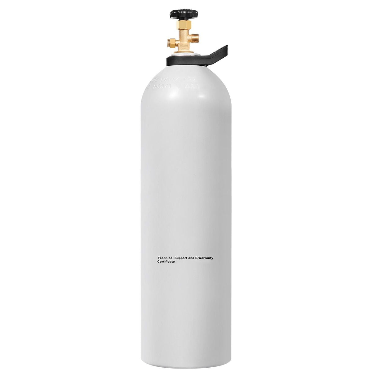 CO2 Tank, 15 lbs New Aluminum Alloy Cylinder, CO2 Air Tank with Light Spray Coating, CGA320 Valve, Handle & Adjustable Pressure, DOT Approved Cylinder for Draft Beer Dispensing and Soda Maker