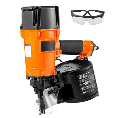 Coil Siding/Framing Nailer CN83N, 2" to 3-1/4" 15 Degree Pneumatic Siding Nail Gun with Tool-Less Depth Adjustment, 70-120PSI Air Coil Nailer for Siding Sheathing Wooding Fencing Decking