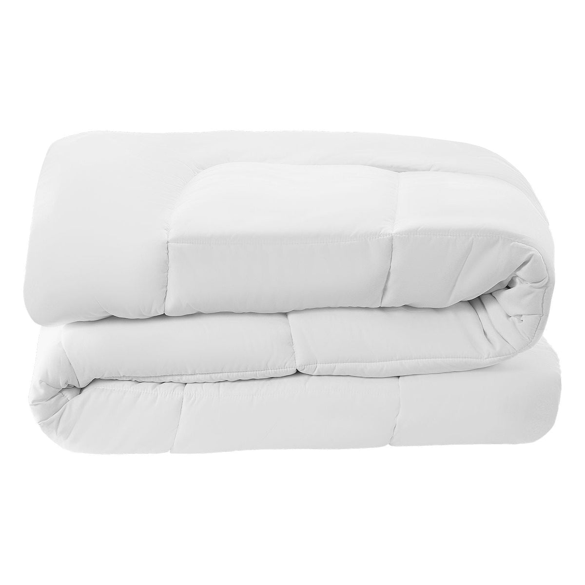 Comforter Duvet Insert, 102 x 90 in, King Size Down Alternative Comforter, Quilted All Season Duvet with 4 Tabs, Soft & Machine Washable, Box Stitched Bedding for Home Hotel, Women/Men, White