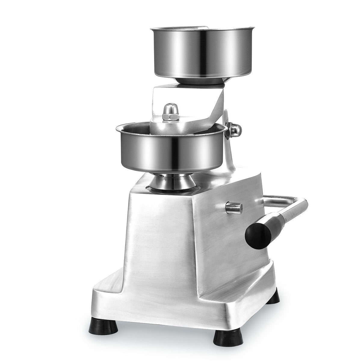 Commercial Burger Patty Maker, 100mm/4inch Hamburger Beef Patty Maker, Heavy Duty Food-Grade Stainless Steel Bowl Burger Press Machine, Kitchen Meat Forming Processor with 1000 Pcs Patty Papers