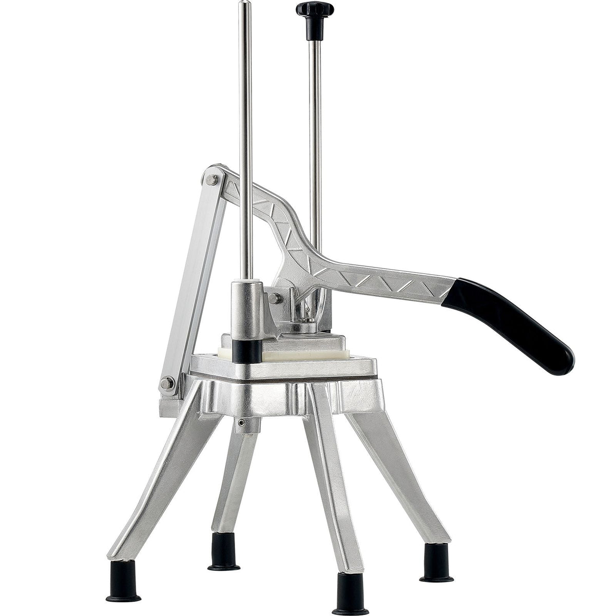 Commercial Chopper with 4 Replacement Blades Commercial Vegetable Chopper Stainless Steel French Fry Cutter Potato Dicer & Slicer Commercial Vegetable Fruit Chopper for Restaurants & Home Kitche