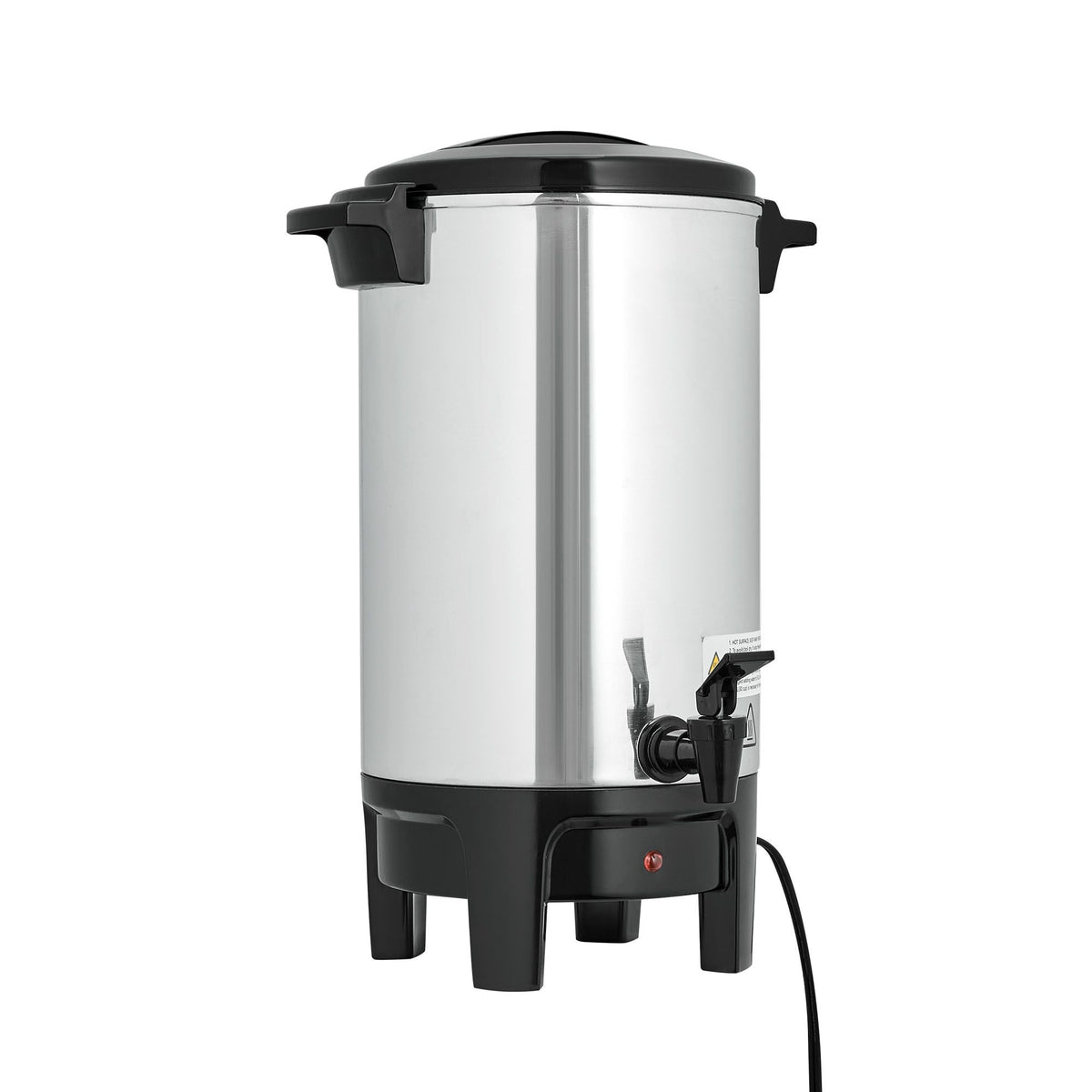 Commercial Coffee Urn, 30 Cup 4.5 L Hot Beverage Dispenser with Dripless Faucet, Quick-Brewing Commercial Coffee Maker, Automatic Temperature Control, for Catering, Party, Church & Restaurant