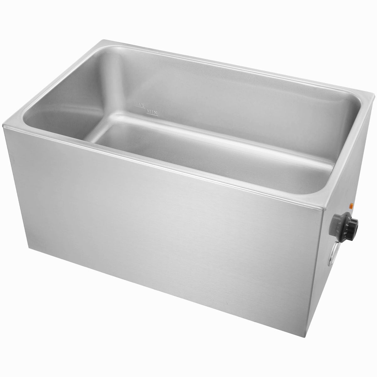 Commercial Food Warmer 19QT Bain Marie 1200W Electric Buffet Warmer Steam Table Food Warmer Countertop Stainless Steel Food Warmer Wet or Dry Use for Parties, Catering and Restaurant
