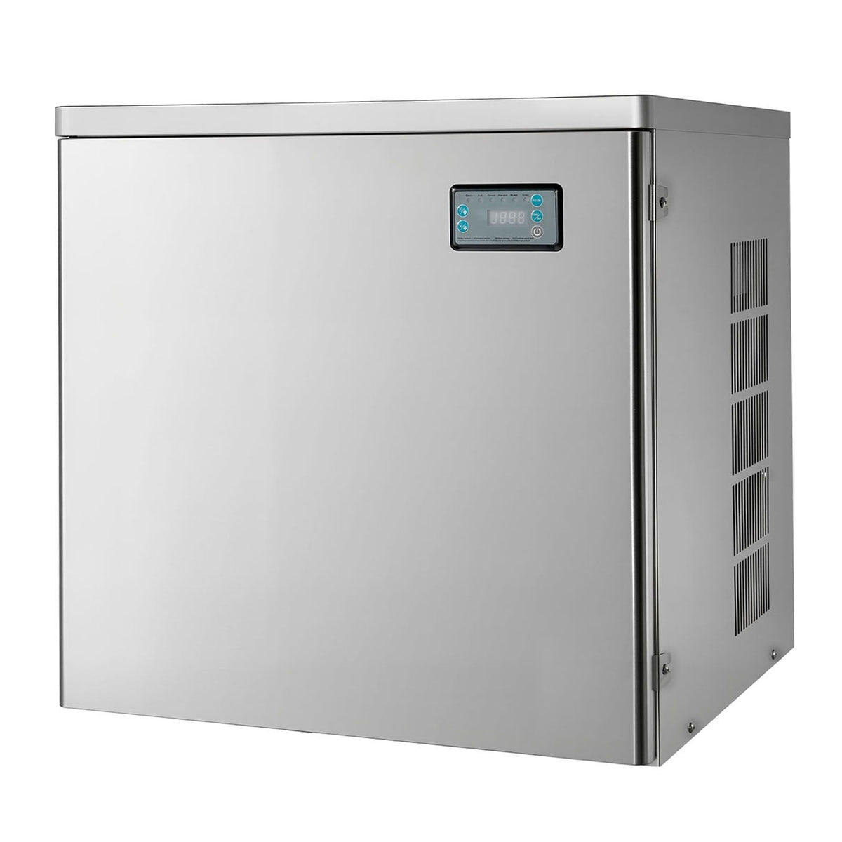 Commercial Ice Maker Machine - Head, 450 Lbs/Day Stainless Steel Ice Machine with Scheduled Ice-Making, Self-Cleaning, Adjustable Thickness, Ideal for Restaurant Bar Cafe Hotel - Head Only