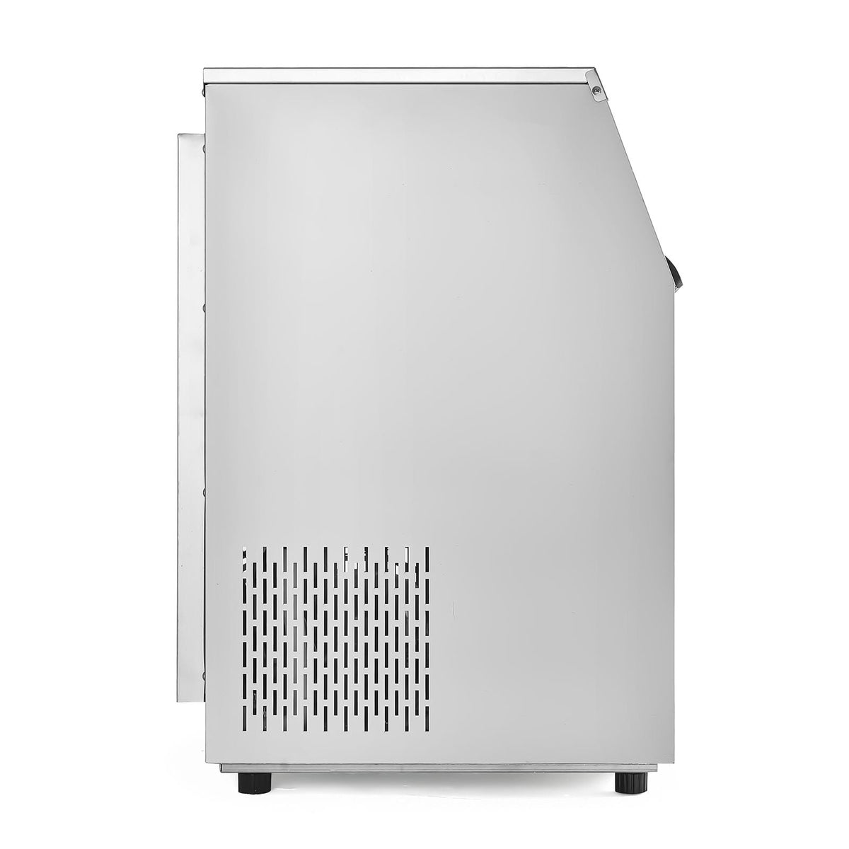 Commercial Ice Maker Machine, 200lbs/24H Ice Maker Machine with 66lbs Storage Capacity, 108 Ice Cubes in 15 Minutes, LED Digital Display Freestanding Self-Cleaning for Bar Office Restaurant