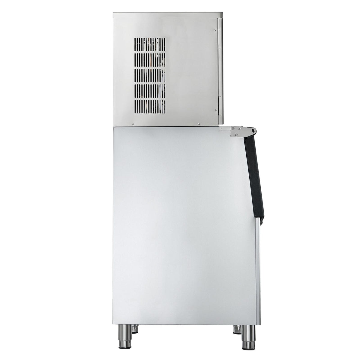 Commercial Ice Maker Machine, 450LBS/24H Ice-Making Machine with 250LBS Stainless Steel Storage Bin, Auto Self-Cleaning Ice Maker with Touchscreen for Bar Cafe Restaurant Business Commercial