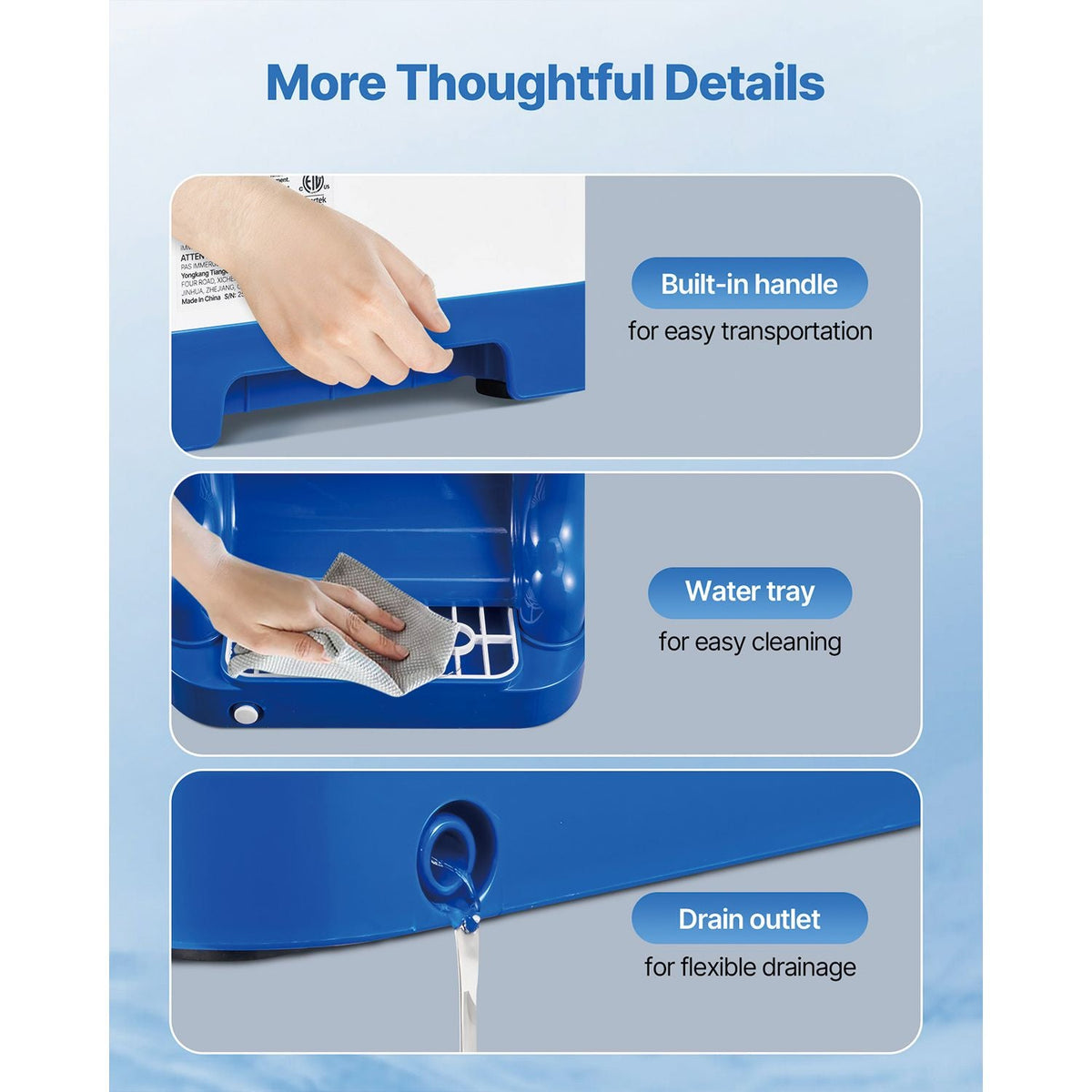 Commercial Ice Shaver Crusher, 286lbs Per Hour Electric Snow Cone Maker with 2L Ice Cube Box, 250W 1500RPM Tabletop Shaved Ice Machine for Parties Home and Commercial Use (Blue)