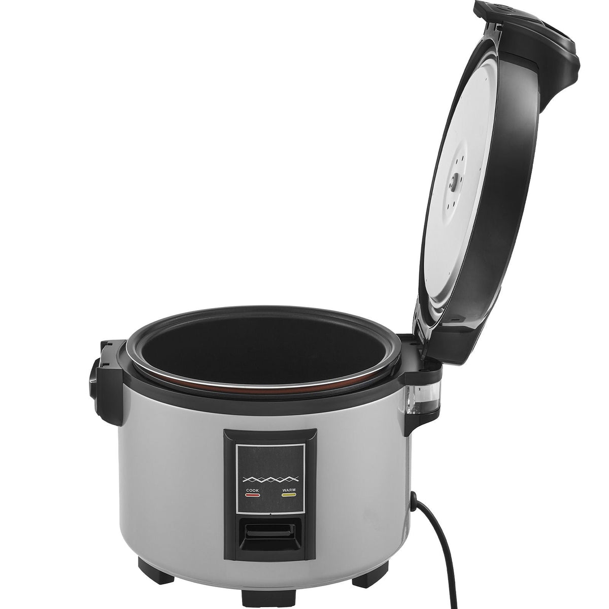 Commercial Rice Cooker, 70-Cup Rice Cooker, 15.85 Qt / 15 Liter Large Rice Cooker and Warmer with Nonstick Inner Pot, Fast Cooking and 12-Hour Keep Warm, with Rice Cup and Paddle, for Restaurant