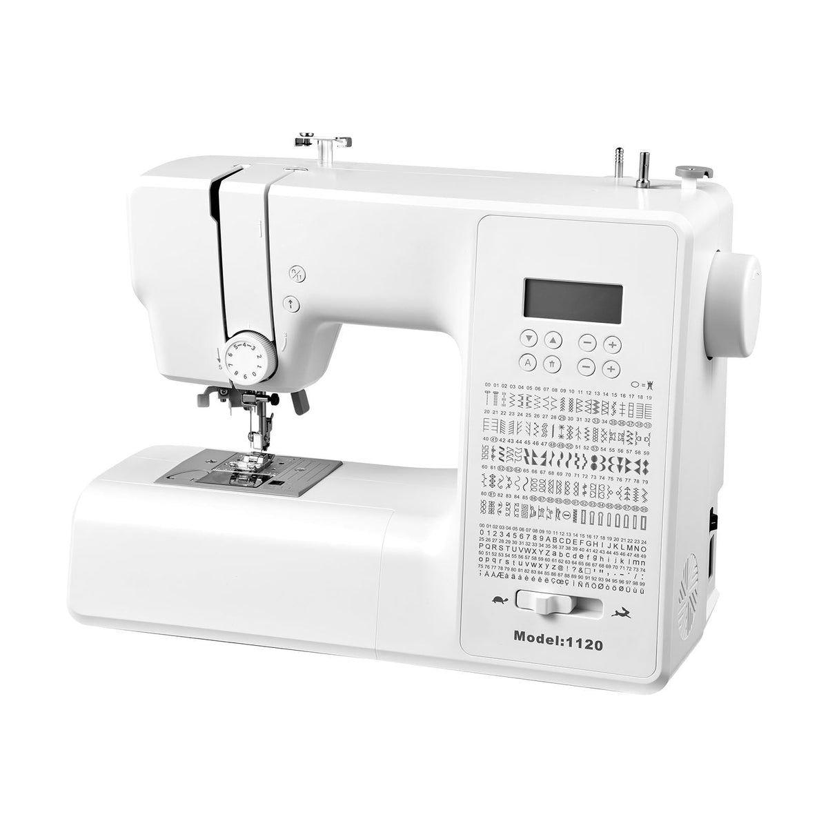 Computerized Sewing Machine, 200 Stitch Applications, with LCD Screen, Foot Pedal and LED Light, Heavy-Duty Metal Frame, Digital Sewing Machine with Powerful Motor for Crafts and Mending