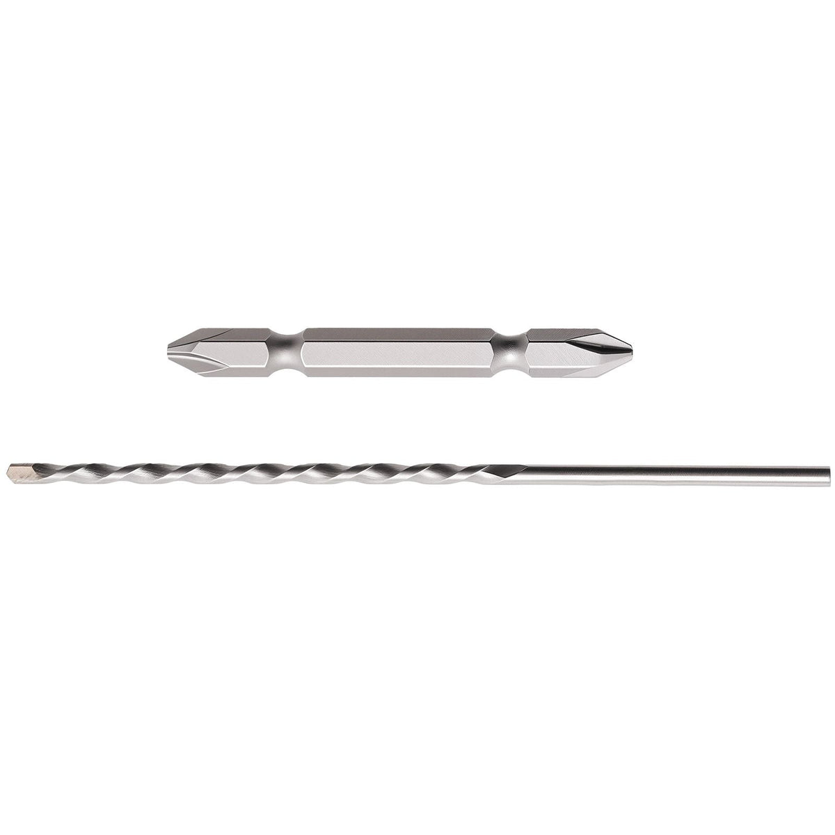 Concrete Screws, 3/16 inch, 100 PCS 5 Different Lengths, Phillips Head, Masonry Screws with Drill Bits, Carbon Steel with Blue Coating, for Anchoring to Concrete, Masonry, Block, Brick and Wood
