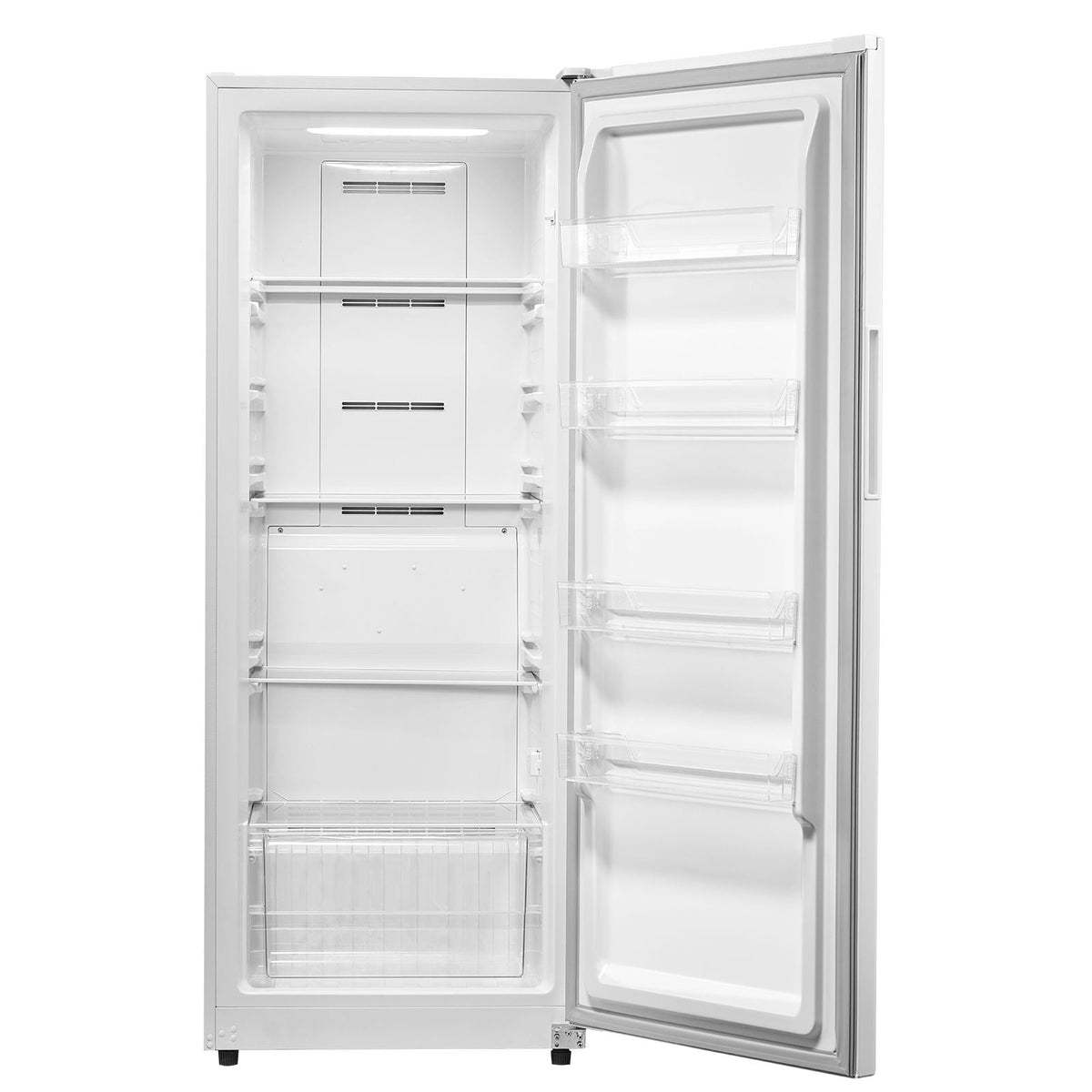 Convertible Freezer/Refrigerator, 14 Cu.Ft Frost Free Upright Freezer with Temp Control Panel, Door Open too Long Alarm, Adjustable Shelves and LED, Standing Fridge for Kitchen, Office, Garage