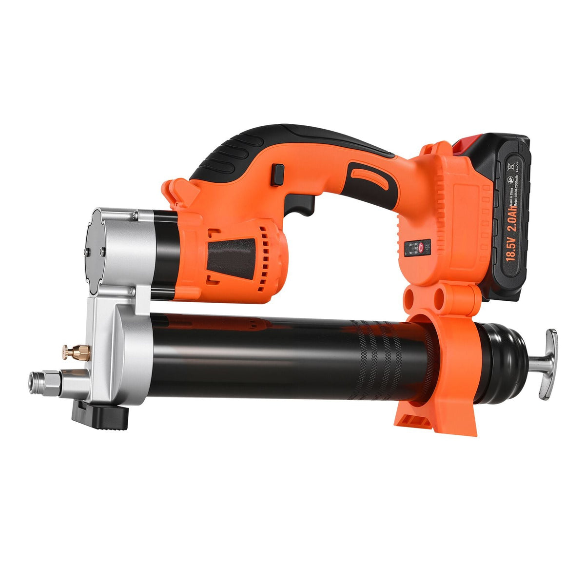 Cordless Grease Gun, 8000 PSI Max Pressure, 20V Electric Grease Gun with 2.0 Ah Battery & LED Light, 30-inch Long Hose & Carrying Case, Variable Speed Triggers, Vehicles or Machines Greasing