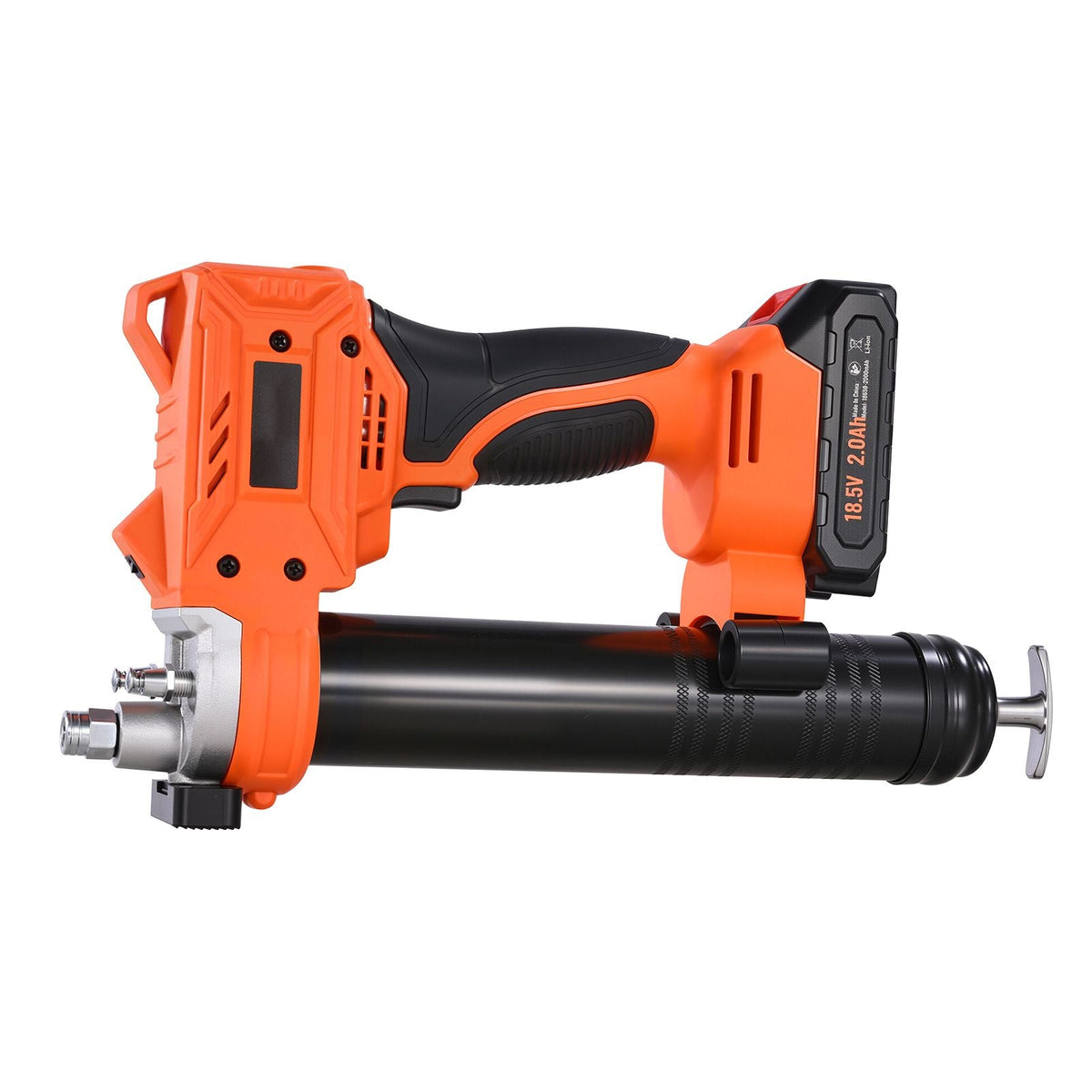 Cordless Grease Gun, 8000 PSI Max Pressure, 20V Electric Grease Gun with 2.0 Ah Battery & LED Light, 35.4-inch Long Hose & Carrying Case, Variable Speed Triggers, Vehicles or Machines Greasing