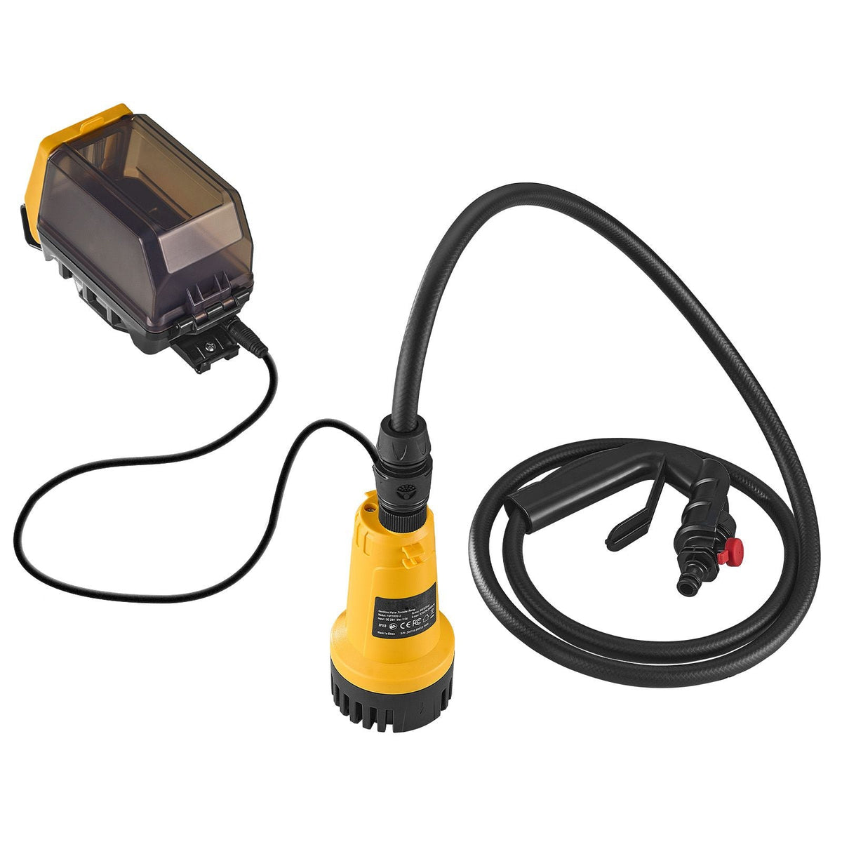 Cordless Submersible Water Transfer Pump, 528GPH, Portable Sump Pump with G3/4" Garden Hose, Compatible with Dewalt 20V MAX Battery (No Battery), Electric Utility Pump for Pool, Garden, Pond