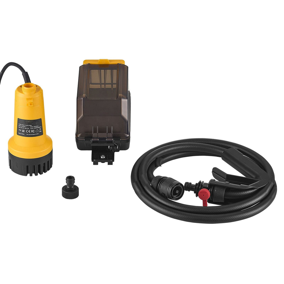 Cordless Submersible Water Transfer Pump, 528GPH, Portable Sump Pump with G3/4" Garden Hose, Compatible with Dewalt 20V MAX Battery (No Battery), Electric Utility Pump for Pool, Garden, Pond