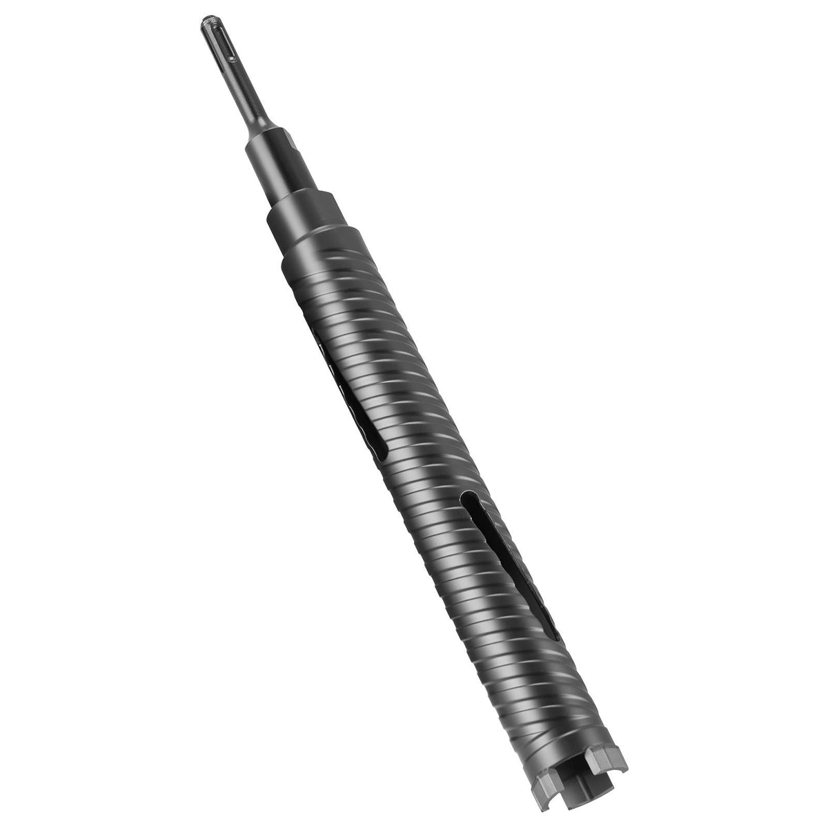 Core Drill Bit, 1-1/2 inch Diameter, 9-1/2 inch Drilling Depth, 5/8-11 Internal Thread, Diamond Dry Coring Bit with 3 Adapters, Pilot Drill and Hex Wrench, for Concrete, Red Bricks, and Masonry