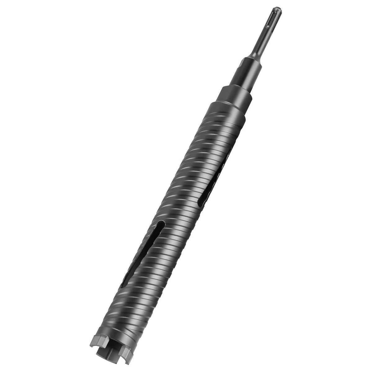 Core Drill Bit, 1-1/2 inch Diameter, 9-1/2 inch Drilling Depth, 5/8-11 Internal Thread, Diamond Dry Coring Bit with 3 Adapters, Pilot Drill and Hex Wrench, for Concrete, Red Bricks, and Masonry