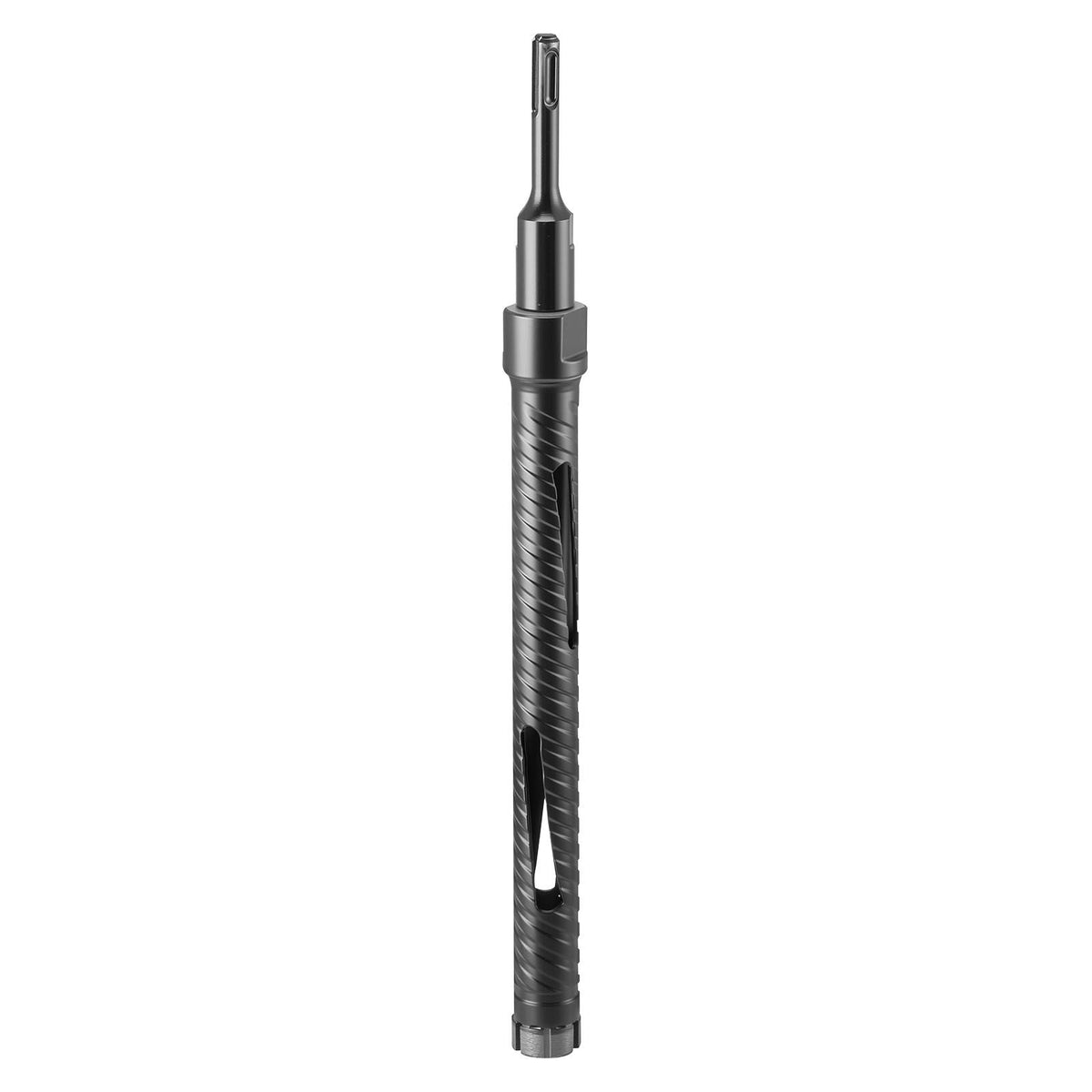 Core Drill Bit, 1 inch Diameter, 9-1/2 inch Drilling Depth, 5/8-11 Internal Thread, Diamond Dry Coring Bit with 3 Adapters, Pilot Drill and Hex Wrench, for Concrete, Red Bricks, and Masonry