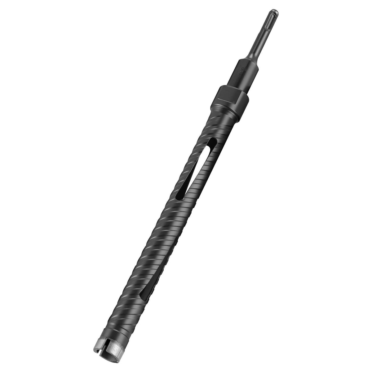 Core Drill Bit, 1 inch Diameter, 9-1/2 inch Drilling Depth, 5/8-11 Internal Thread, Diamond Dry Coring Bit with 3 Adapters, Pilot Drill and Hex Wrench, for Concrete, Red Bricks, and Masonry