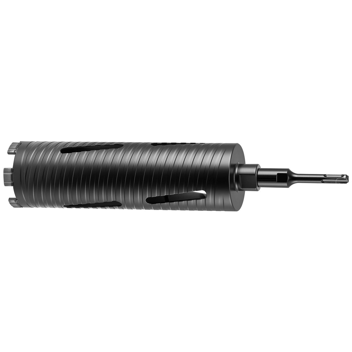 Core Drill Bit, 3 inch Diameter, 9-1/2 inch Drilling Depth, 5/8-11 Internal Thread, Diamond Dry Coring Bit with 3 Adapters, Pilot Drill and Hex Wrench, for Concrete, Red Bricks, and Masonry